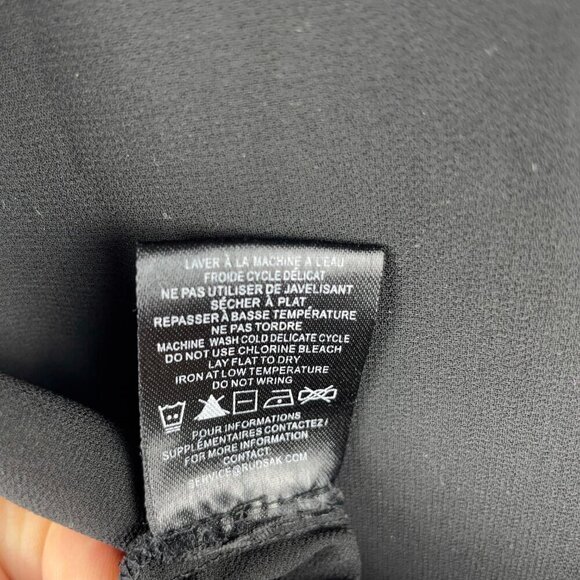 RUDSAK Sheer Suede Fringe Gothic Rock Transparent Black Tank Top Blouse Size‎ XS - Picture 11 of 13